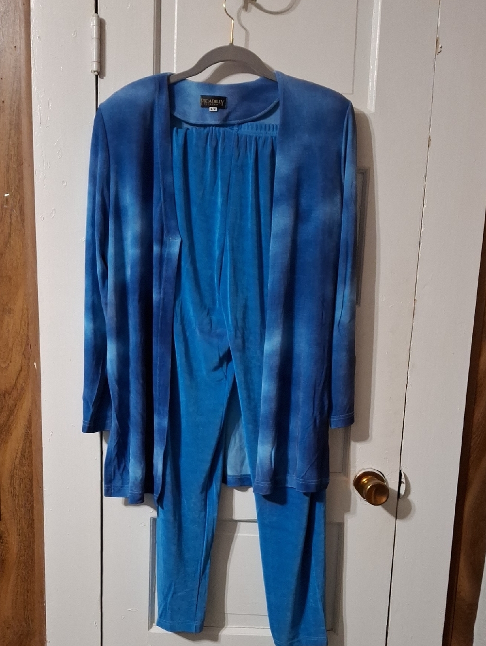 Picadilly Fashion Blue Lounge Set with Tie-Dye Effect (Mis209)